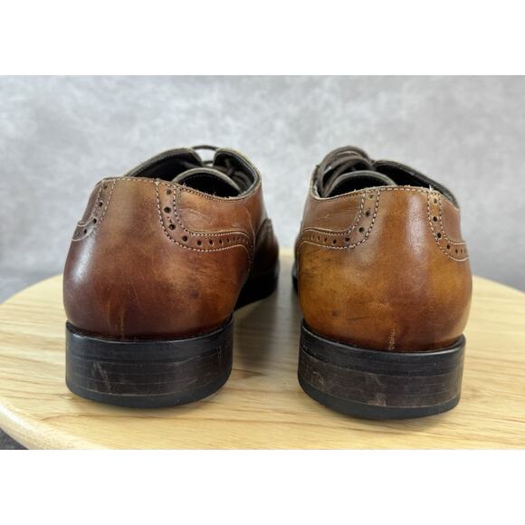 To Boot New York Dress Shoes Oxfords Derby Lucerne Brown Crust Leather Size 11 main image 4